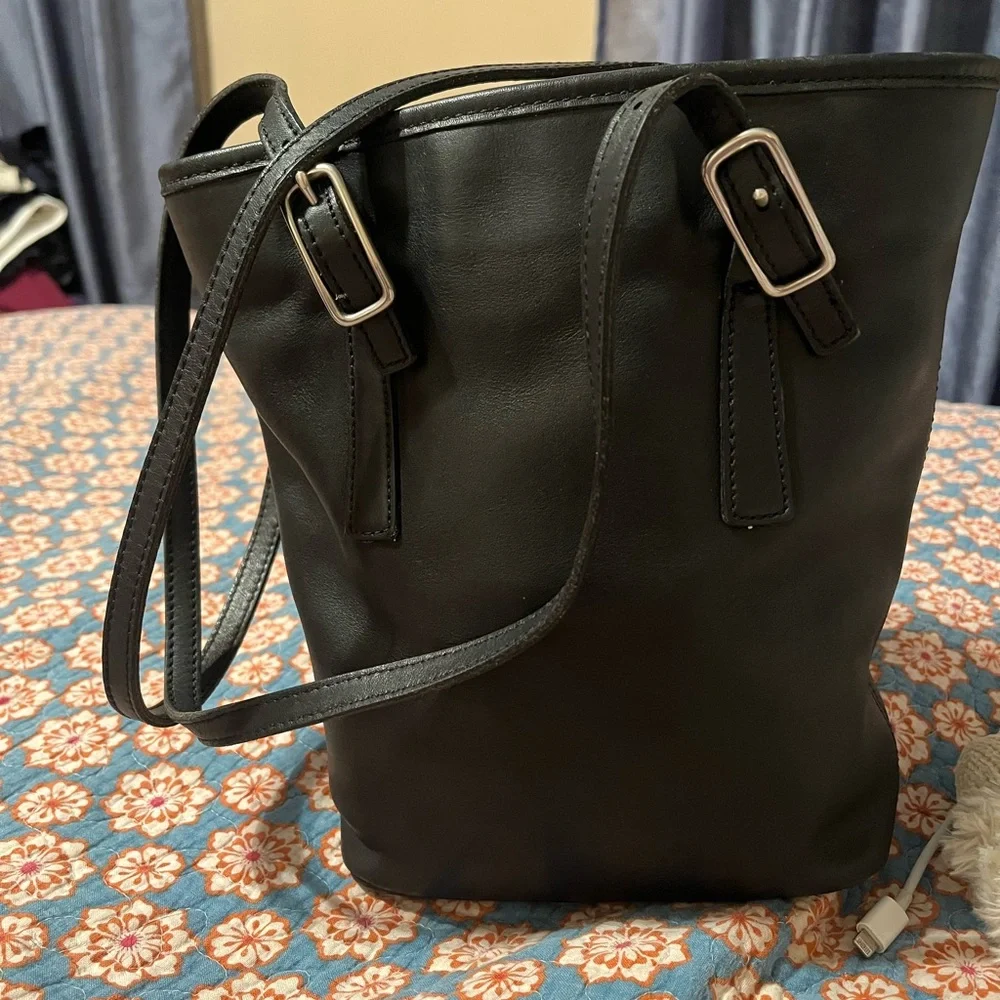 Vintage Coach Legacy Tote 9803 Black - Picture 10 of 11